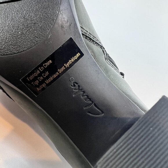 Clarks Bendables Leather Zip Ankle Booties - Picture 12 of 16